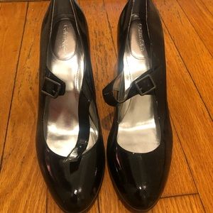 Calvin Klein Black Patent Heels